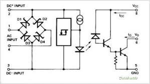 Hcpl 3760 Hcpl-3760 Hcpl3760 Optoacoplador Entrada Ca Dip - Imagen 2