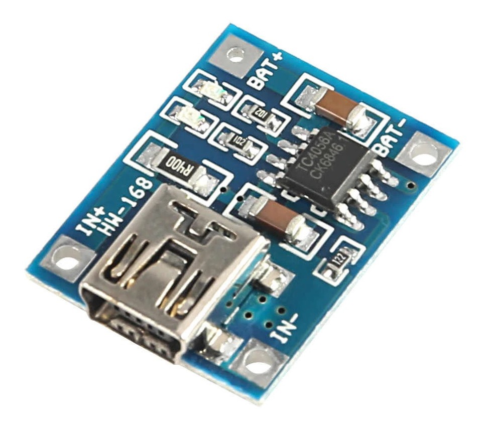 Cargador Baterias Litio Lipo Mini Usb Chip Tp4056