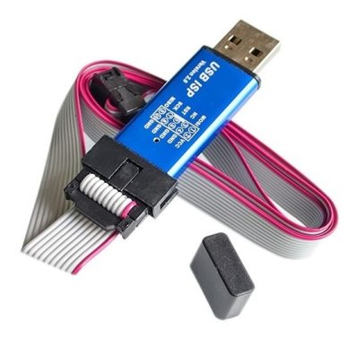 Programador Usb Asp Con Cable Isp Atmel Avrdude Bascom - Imagen 2