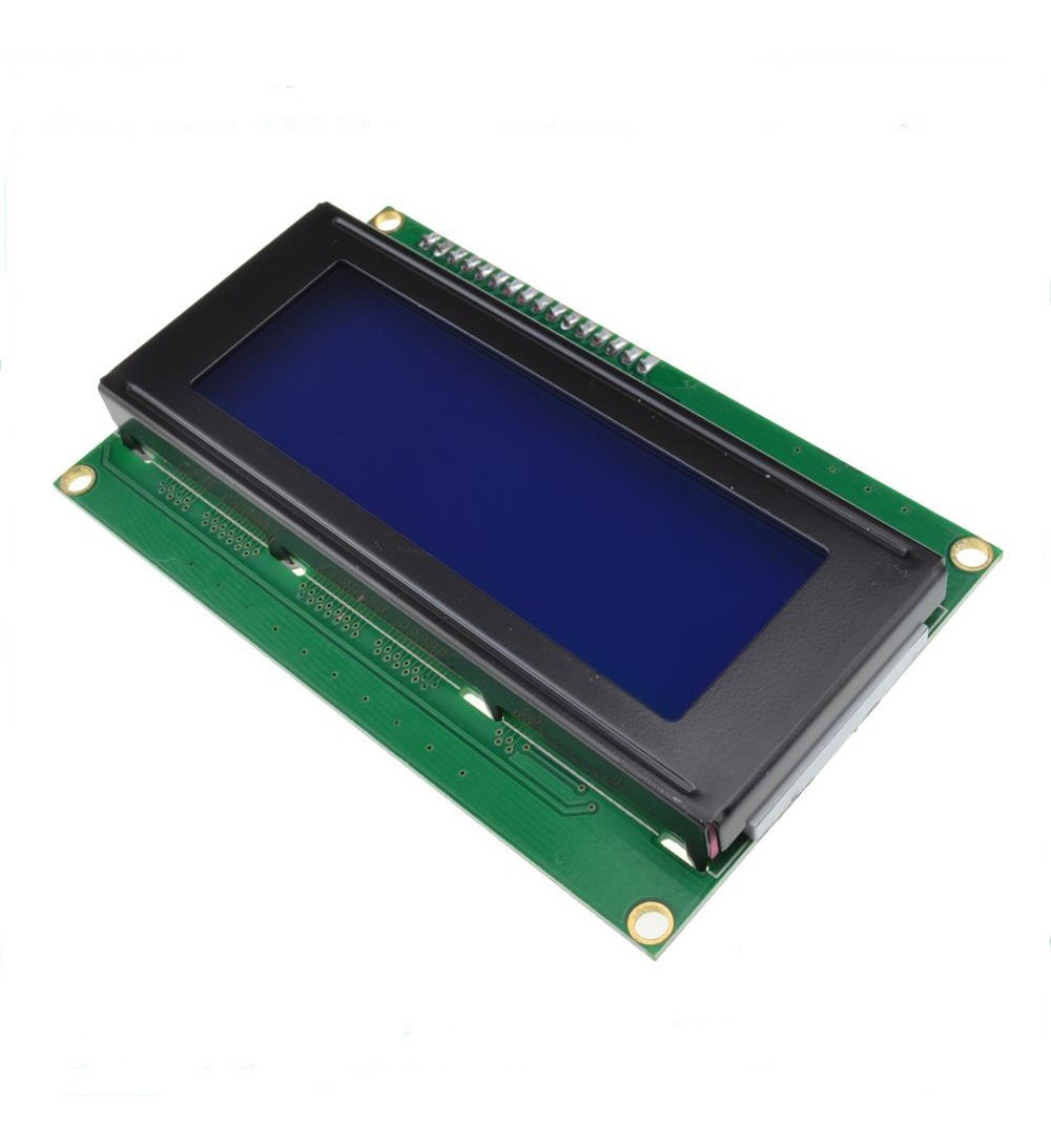 Display Lcd 2004 20x4 Caracteres Azul Serie I2c Arduino