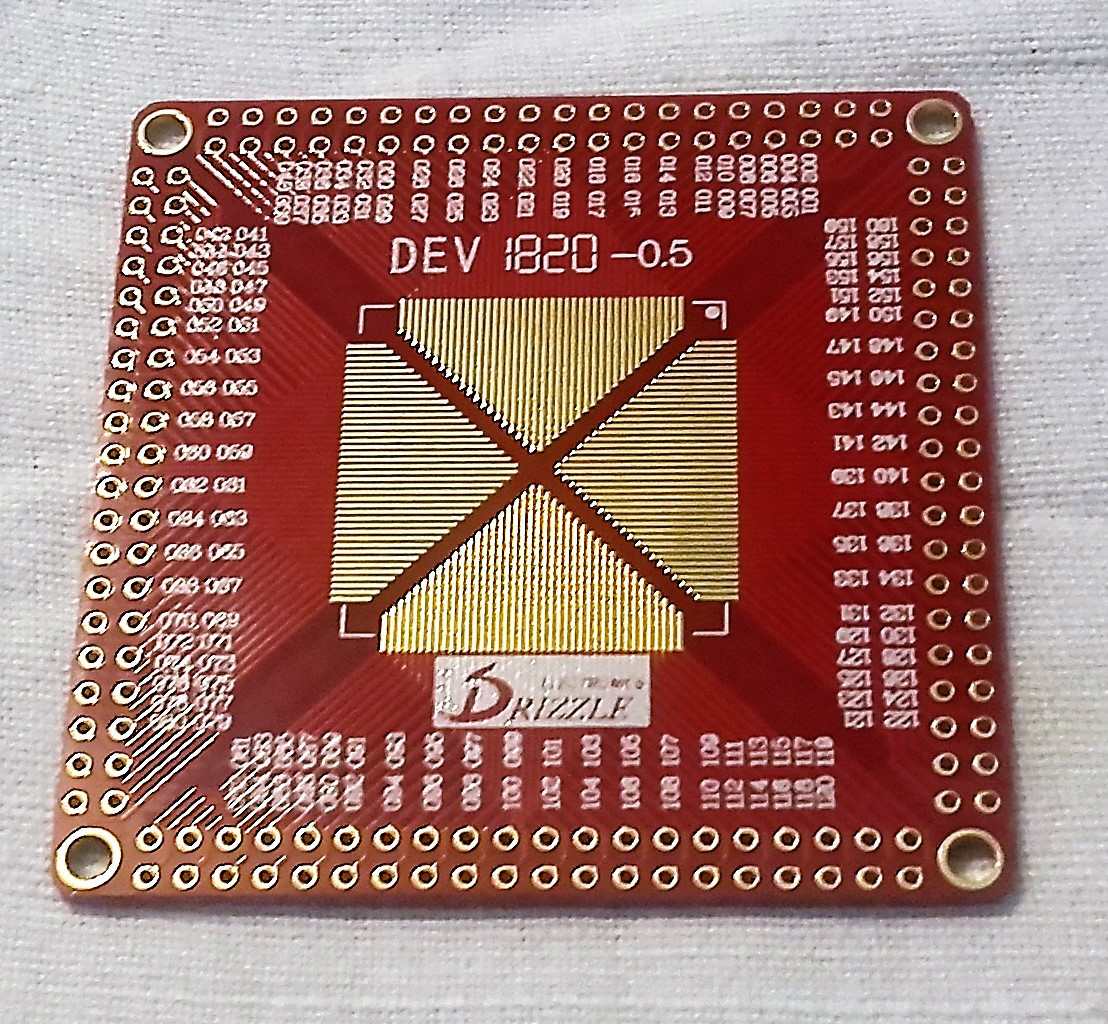 Adaptador Smd Qfp160 0.5 0.65 Mm Micro Memoria Fpga