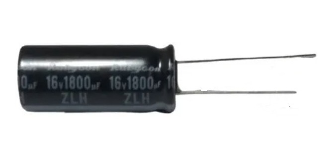 Capacitor 1800 Uf 1800uf 1800 Microfarad 16 V Radial Alum