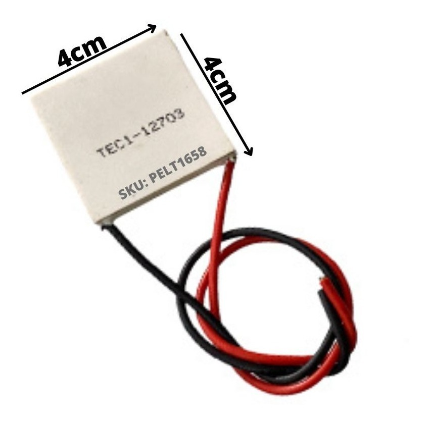 Placa Celda Peltier Termoelectrica Tec1-12703 36w 40x40 Mm