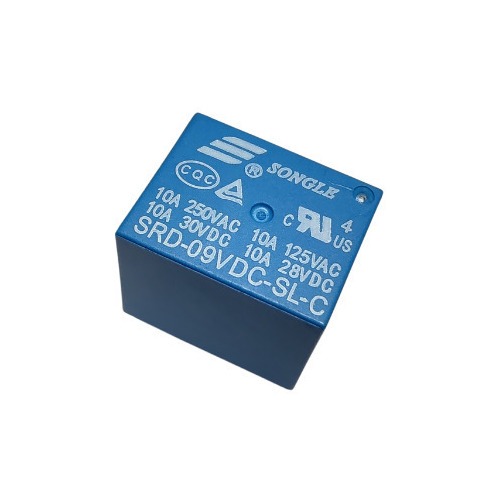 Rele Relay Srd-09vdc 1 Polo 2 Posiciones 9v Songle 10a