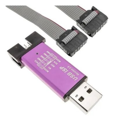 Programador Usb Asp Con Cable Isp Atmel Avrdude Bascom - Imagen 3