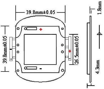 Led 50 W Blanco Frio 6000/700 Lampara Estado Solido 1.5 A - Imagen 2