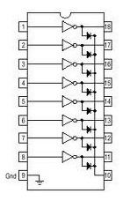 Uln 2803 Uln-2803 Uln2803 Driver Octuple 50v Original Soic18 - Imagen 2