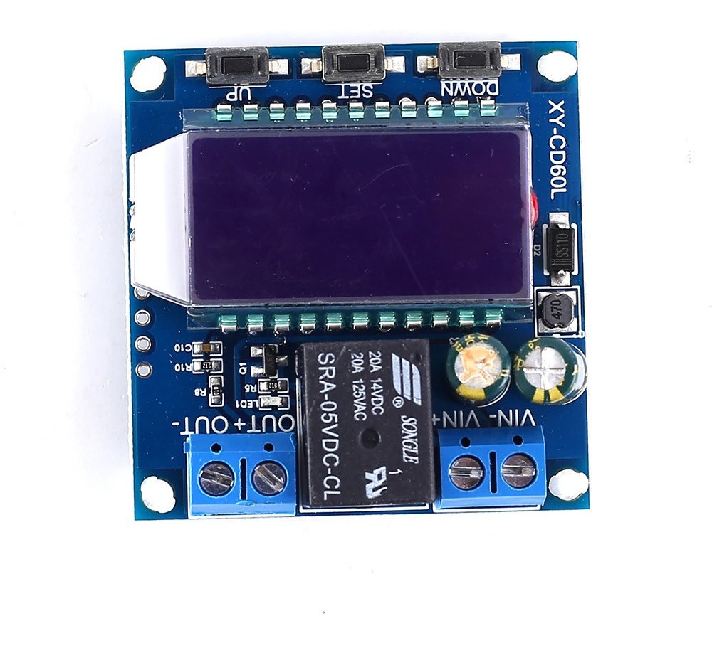 Control De Carga Y Descarga De Bateria Xy-cd60l 6v 60v - Imagen 2