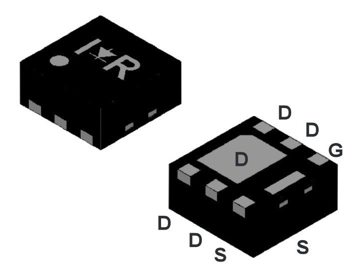 Irfhs 8342 Irfhs-8342 Irfhs8342 Mosfet N 30 V 8.8 A Pqfn 2x2