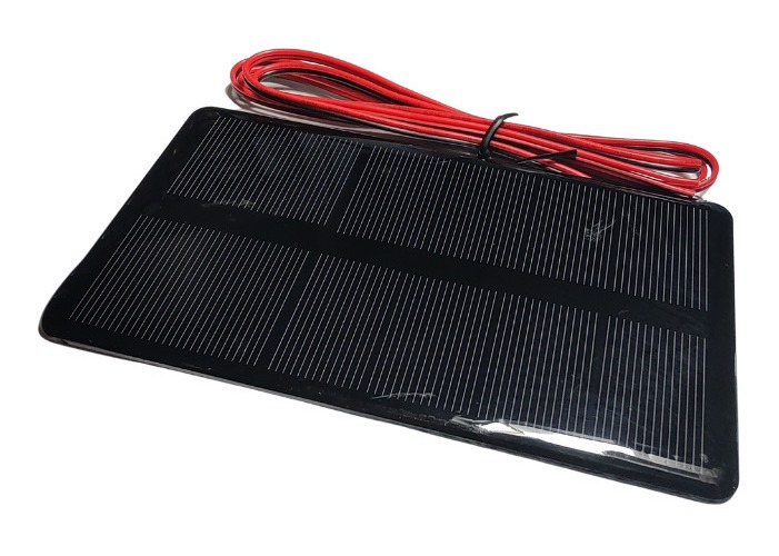 Panel Solar 5.0 V 220 Ma 1 W 133 X 73 Mm Arduino Robotica