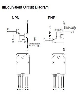 Sap15 Sap15n + Sap15p Par Transistores Audio Sanken - Imagen 2
