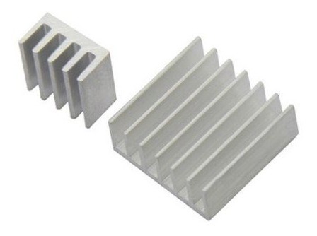 Raspberry B+ Kit 2 Disipadores Heatsink Ideal Overclock - Imagen 2