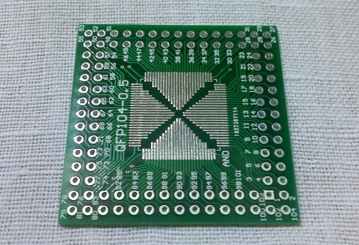 Adaptador Smd Qfp104 Qfp64 0.5 0.8 Mm Micro Memoria Fpga