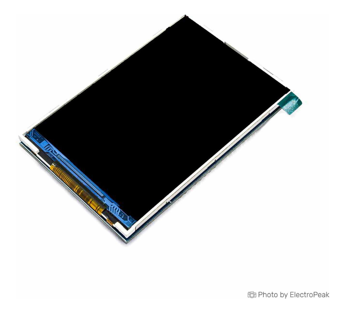 Arduino Shield Display Tft 3.5 Con Zocalo Microsd Incluido