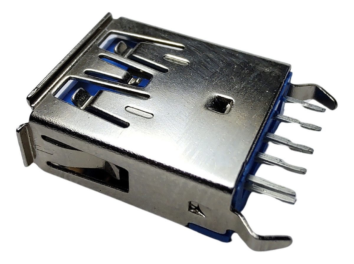 Conector Usb A 3.0 Hembra Vertical Circuito Impreso