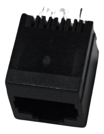 Conector Rj45 Vertical Jack Hembra Circuito Impreso - Imagen 2