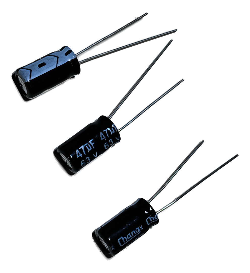 Capacitor 47 Uf 47uf 63v Electrolitico Radial X 10 Unidad
