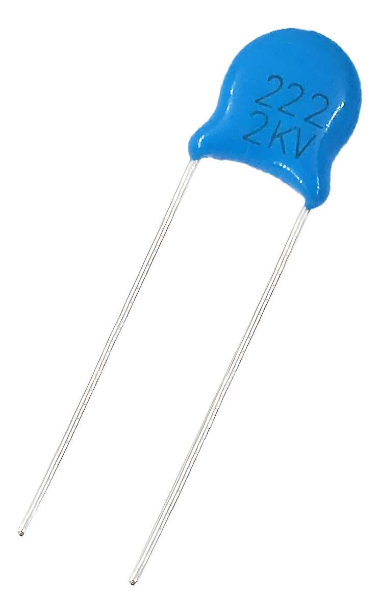 Capacitor 2.2 Nf 222 2kv 2000v Ceramico Pack 10 Unidades