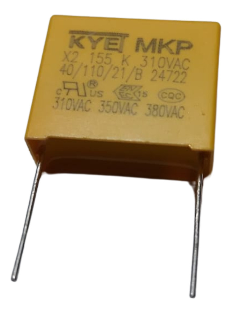 Capacitor 1.5 Uf X2 310k 310vca 305vca Mkp - Imagen 2
