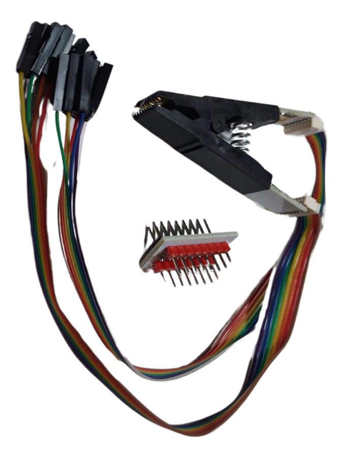 Pinza De Testeo Soic 16 Pines Con Cable Y Adaptador