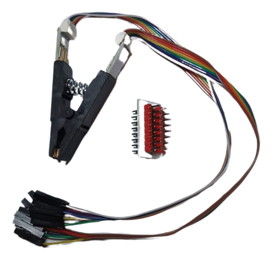 Pinza De Testeo Soic 16 Pines Con Cable Y Adaptador - Imagen 2