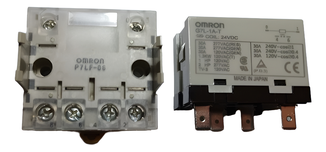 Rele Relay G7l-1a-t Dc24 + Zocalo P7lf-06 Omron 30a