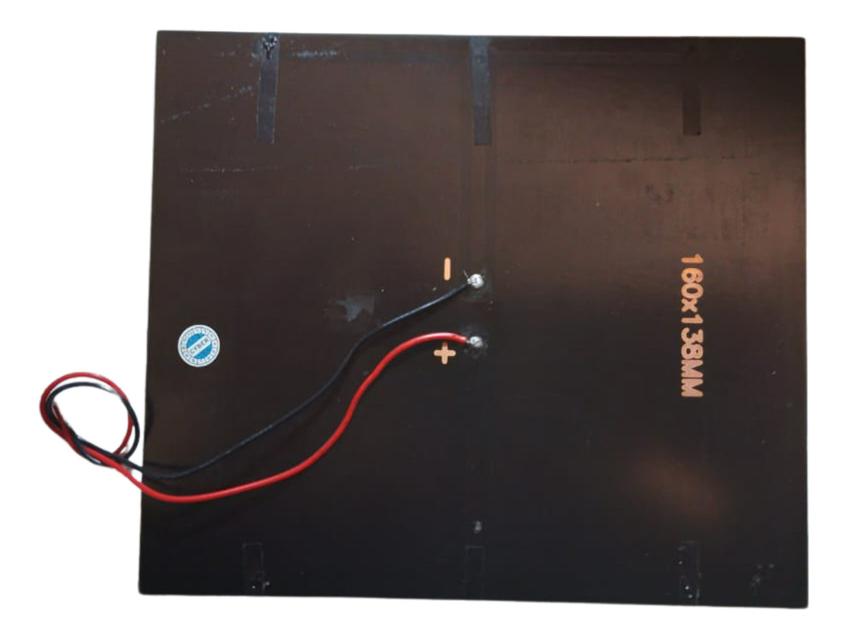Panel Solar 5.5 V 540 Ma 3 W 160 X 138 Mm Interior - Imagen 3