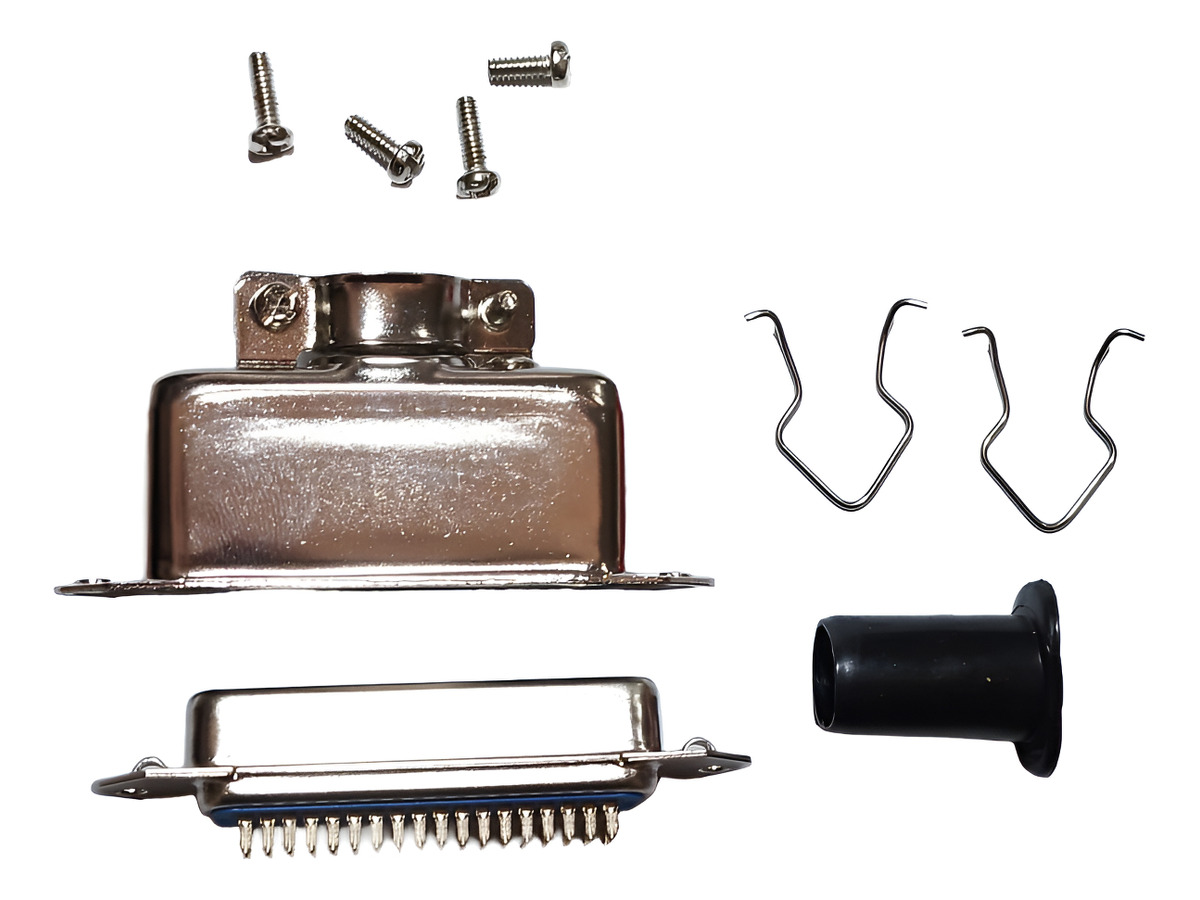 Conector Centronics 36 Macho Soldar Cable Con Tapa Metalico