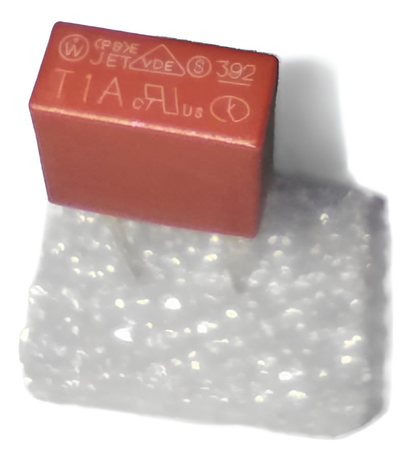 Fusible 392 Rectangular 1 A 250v 8x4mm X 5 Unidades - Imagen 2