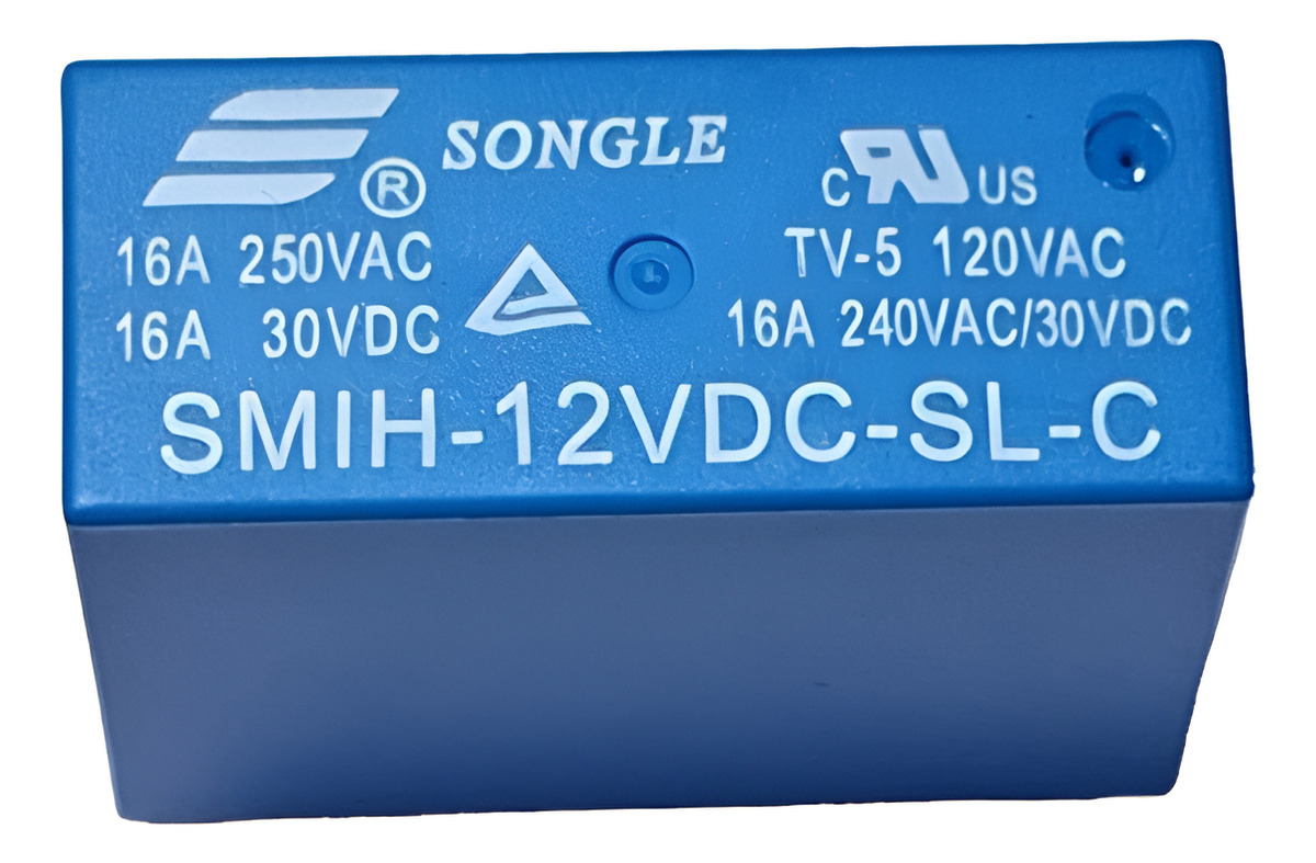 Rele Relay Smih-12vdc-sl-c 1 Pol 2 Pos 12v Songle 250vac 16a - Imagen 3