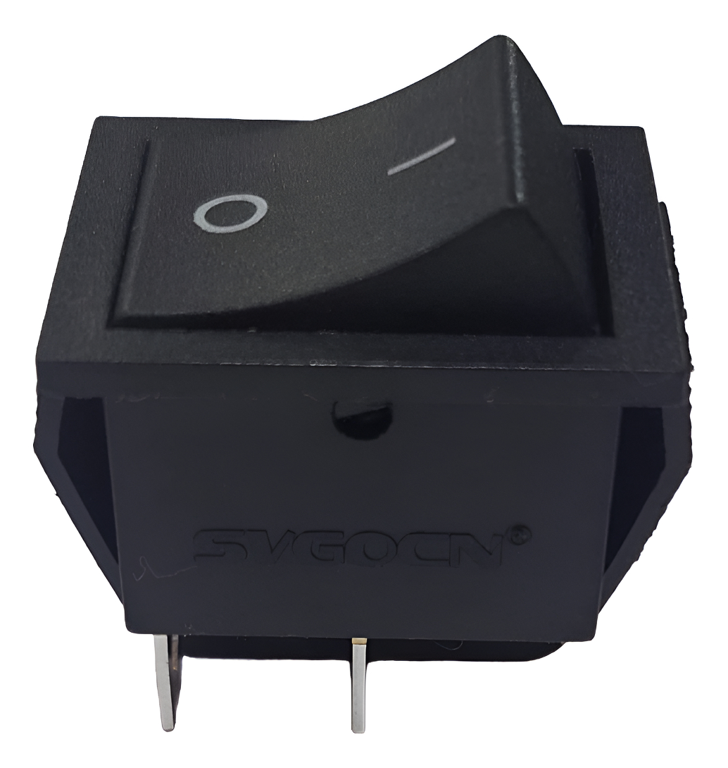 Interruptor On/off Svg Kcd7-212n 16a 250v 2 Polos - Negro - Imagen 4
