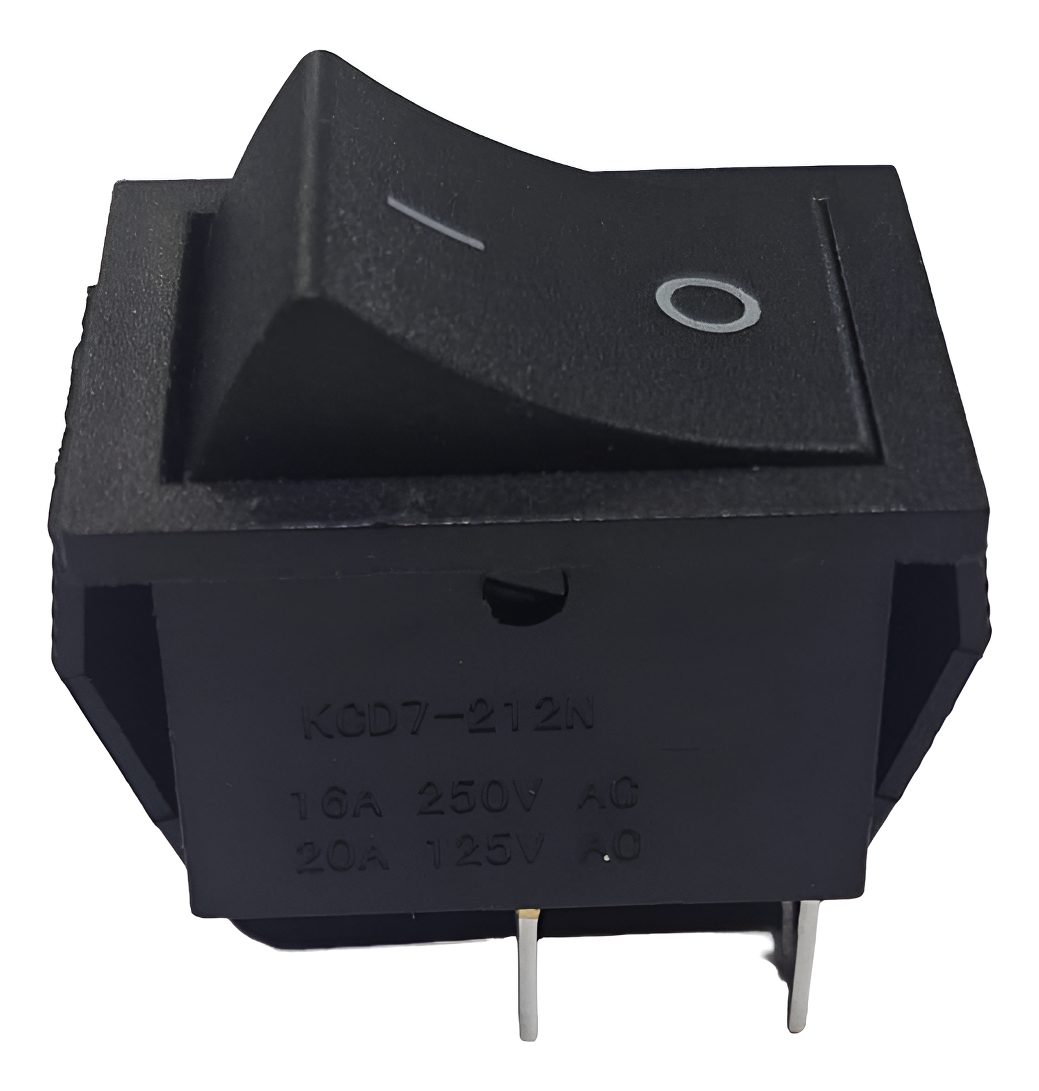 Interruptor On/off Svg Kcd7-212n 16a 250v 2 Polos - Negro - Imagen 5