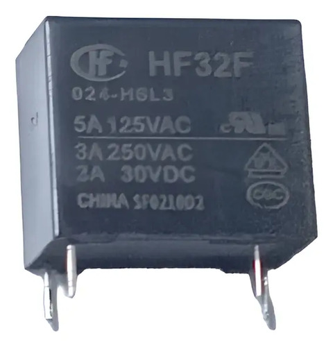 Hf32f 024-hsl3 Hf32f-024-hsl3 Rele Relay Hongfa 24v 5a Spst - Imagen 4