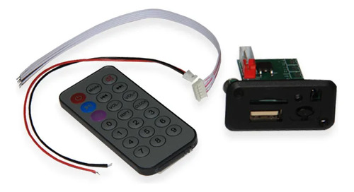Modulo Mini Controlador Mp3 Wma Tf Sd Usb Control Remoto