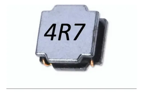 Inductor Bobina 4.7 Micro H Henry Smd 4x4 Mm 2.5a