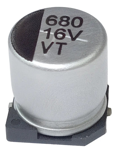 Capacitor 680 Uf 16 V Aluminio Smd - Imagen 4