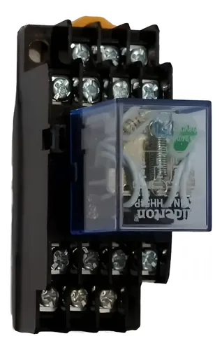 Rele Relay My4nj Hh54 4 Polo 2 Posiciones 24v 5a C/ Base - Imagen 3