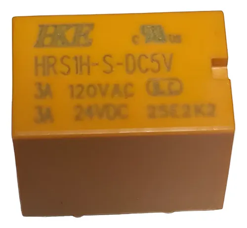 Rele Relay Hrs1h-s-dc5v 1 Pol 2 Pos 5v Hke 125vac 3a 6pin - Imagen 2