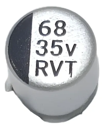 Capacitor Aluminio 68 Uf Microfarad 35 V Smd