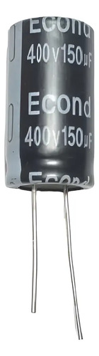 Capacitor 150 Uf 150uf 400v Electrolitico Radial 18x32mm - Imagen 2