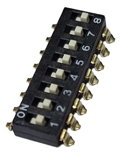 Dip Switch 8 Posiciones Smd Interruptor Pitch 2.54mm - Imagen 2
