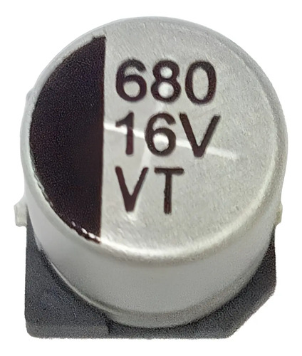 Capacitor 680 Uf 16 V Aluminio Smd - Imagen 5