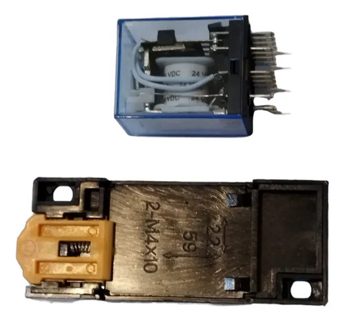 Rele Relay My4nj Hh54 4 Polo 2 Posiciones 24v 5a C/ Base - Imagen 4