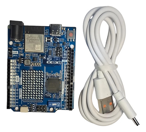 Arduino Uno R4 Wifi Compatible Esp32-s3-mini-1 Cable Usb C - Imagen 3