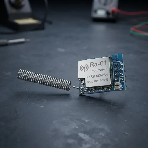 Modulo Transceptor Lora Sx 1278 Sx1278 Ra-01 C/ Ant Resorte - Imagen 4
