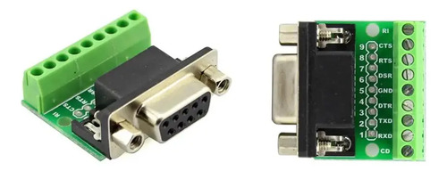Modulo Adaptador Db9 Hembra A Mini Bornera Rs-232 Rs-485