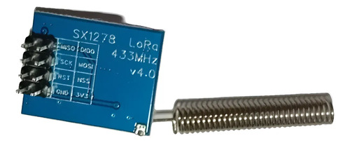 Modulo Transceptor Lora Sx 1278 Sx1278 Ra-01 C/ Ant Resorte - Imagen 2