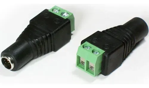 Conector Power Hembra 5.5x2.1 A Bornera 2 Vias - Imagen 2