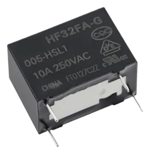 Hf32fa G/005-hsl Hf32fa-g/005-hsl Relay Hongfa 5v 10a Spst